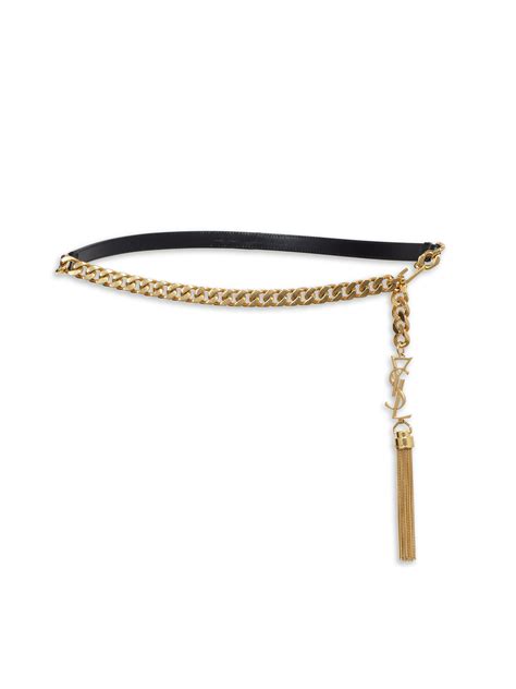 ysl chain loop belt|Belts .